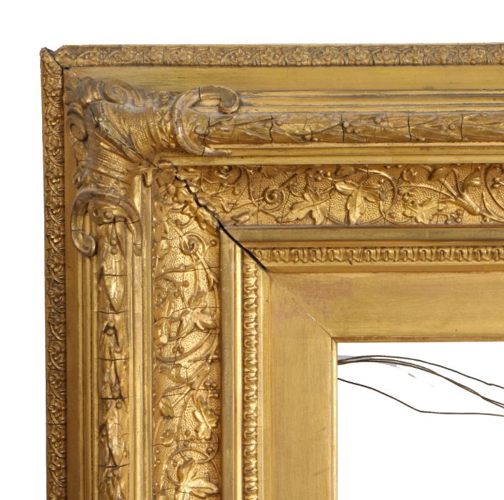 Victorian pattern picture frame, 19th Century English, 24" x 20" (rebate)