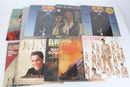 A collection of approx. 10 Elvis Presley LPs to include Way Down In The Jungle Room (