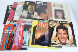 A collection of approx. 10 Elvis Presley LPs to include Elvis Gold 30 ( RCA-6176~77 , Japan