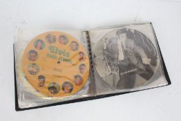 A collection of approx. 12 Elvis Presley picture discs (interviews etc.) in a unrelated Elvis folder