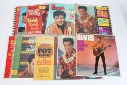 A collection of approx. 10 Elvis Presley LPs to include Girls! Girls! Girls! ( RD-7534 )