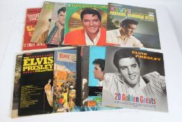 A collection of approx. 10 Elvis Presley LPs to include Double Trouble ( APL1-2564 )