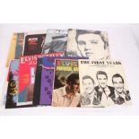 A collection of approx. 10 Elvis Presley LPs (unofficial releases)