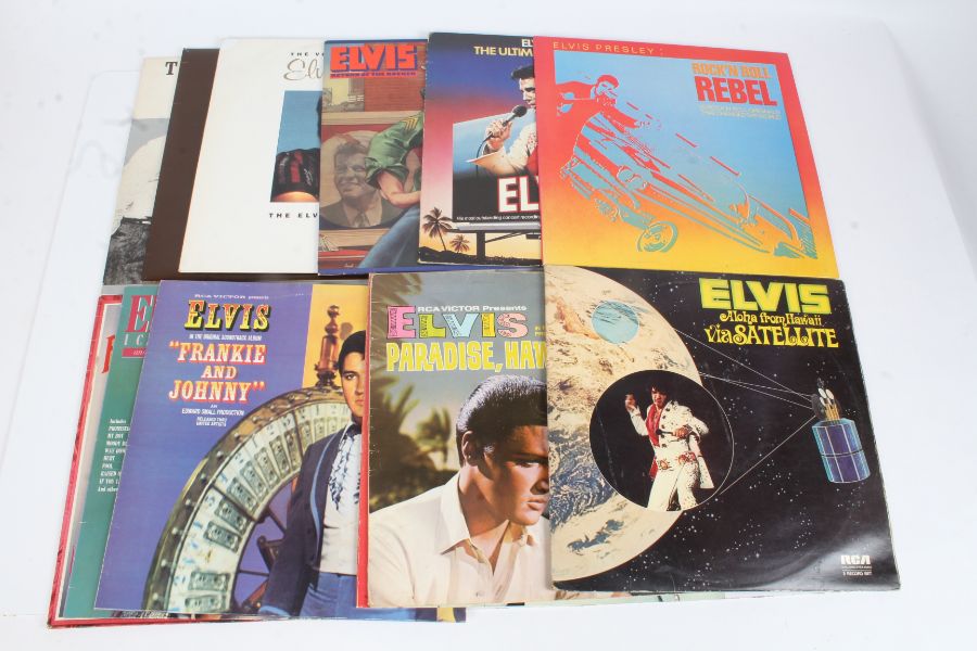 A collection of approx. 10 Elvis Presley LPs to include The Ultimate Performance ( NE 1141 )
