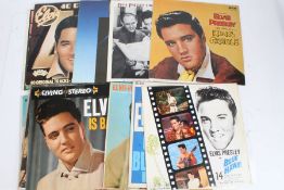 A collection of approx. 10 Elvis Presley LPs to include G.I. Blues ( INTS 5104 ) MB collected 24/1/