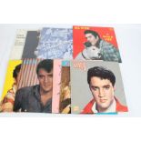 A collection of approx. 10 Elvis Presley LPs (unofficial releases)