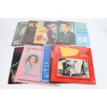 A collection of approx. 10 Elvis Presley LPs (unofficial releases)