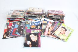Elvis Presley volumes and memorabilia to include Fan Club magazines, posters, TV Guides, Elvis Today