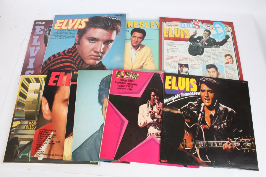 A collection of approx. 10 Elvis Presley LPs to include "Memphis, Tennessee" ( PL 42734 )