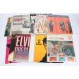 A collection of approx. 10 Elvis Presley LPs to include Com Acompanhamento ( BKL-60 , Brazil