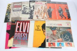 A collection of approx. 10 Elvis Presley LPs to include Com Acompanhamento ( BKL-60 , Brazil