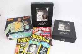 Elvis Presley volumes and memorabilia, to include Elvis the game, "The Complete Elvis", "The