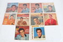 A collection of approx. 10 Elvis Presley EPs (1950s-1960s) MB collected 24/1/23 K8