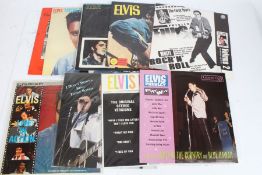 A collection of approx. 10 Elvis Presley LPs (unofficial releases)