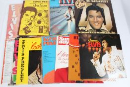 A collection of approx. 10 Elvis Presley LPs to include King Creole ( SF8231 )