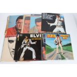 A collection of approx. 10 Elvis Presley LPs to include Loving You ( RVP-6207 )