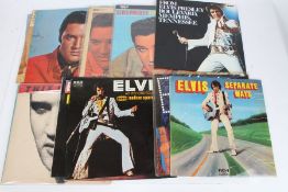 A collection of approx. 10 Elvis Presley LPs to include Loving You ( RVP-6207 )