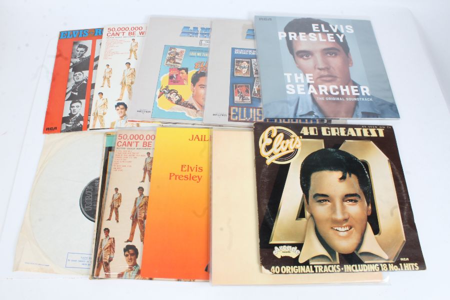A collection of approx. 10 Elvis Presley LPs to include The Searcher ( 19075809741 )