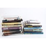 Elvis Presley related books and volumes, to include "Elvis- The Concert Years", "Elvis Unseen