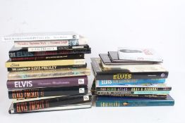 Elvis Presley related books and volumes, to include "Elvis- The Concert Years", "Elvis Unseen