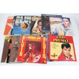A collection of approx. 10 Elvis Presley LPs to include Guitar Man ( 38 713 )