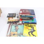 Elvis Presley related books and volumes, to include "Elvis Presley Memphis Recording Service", "