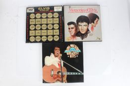 3x Elvis Presley LP boxsets