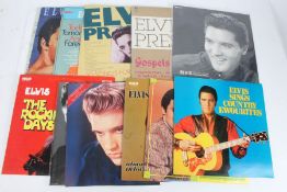 A collection of approx. 10 Elvis Presley LPs to include Are You Lonesome To night ( LP 31090 )