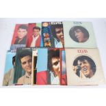 A collection of approx. 10 Elvis Presley LPs to include Girl Happy ( SHP-5436 , Japan pressing )