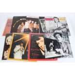 A collection of approx. 10 Elvis Presley LPs (unofficial releases)