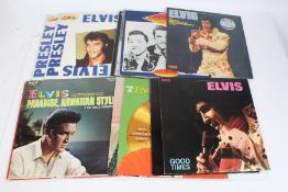 A collection of approx. 10 Elvis Presley LPs to include He Walks Beside Me ( AFL1-2772 ) MB