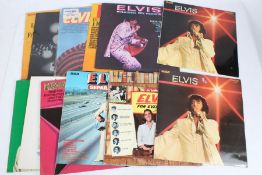 A collection of approx. 10 Elvis Presley LPs to include Heartbreak Hotel ( CDS 1204 )