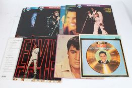 A collection of approx. 10 Elvis Presley LPs to include The Sun Singles Collection ( NOTLP157 )