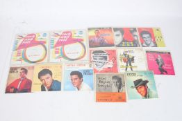 A collection of approx. 18 Elvis Presley CDs (French)