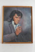 Elvis Presley mirrors and prints, various sizes and styles (qty)
