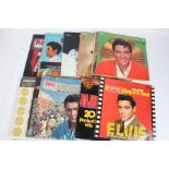 A collection of approx. 10 Elvis Presley LPs to include Worldwide Gold Award Hits, Parts 1 & 2 (