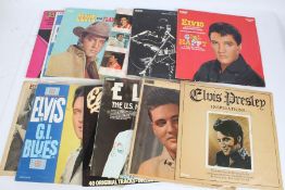 A collection of approx. 10 Elvis Presley LPs to include Girl Happy ( LSP.3338 )