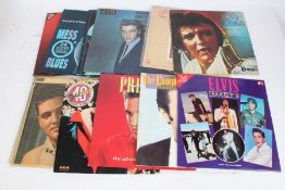 A collection of approx. 10 Elvis Presley LPs to include Elvis At His Best ( SDL 004 )