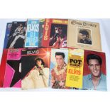 A collection of approx. 10 Elvis Presley LPs to include Pot Luck With Elvis ( LSP-2523 )