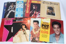 A collection of approx. 10 Elvis Presley LPs to include Pot Luck With Elvis ( LSP-2523 )