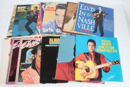 A collection of approx. 10 Elvis Presley LPs to include Elvis In Nashville ( 8468-1-R )