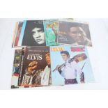 A collection of approx. 10 Elvis Presley LPs (unofficial releases)