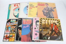 A collection of approx. 10 Elvis Presley LPs to include Jailhouse Rock ( NOTLP279 , on 180g coloured