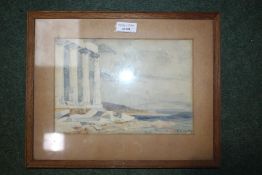 Alfred Ewen (Exh 1907-10) Beach Scene, signed and dated 1910 (lower left), watercolour together with