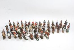 Large Collection of Del Prado cast figures, mostly Napoleonic cavalry to include French General