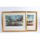 Collection of military related limited edition prints to include Royal Doulton David Cartwright "
