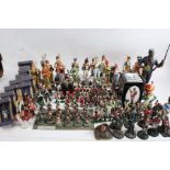 Collection of mostly soldier figurines to include Britains etc to include Napoleonic examples (Qty)