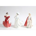 Three Royal Doulton figurines, 'Margaret', 'Bess' and 'Winsome' (3)