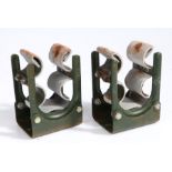 Pair British vehicle mounts for rifles, (2)