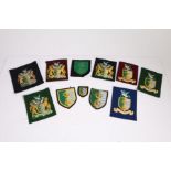 Collection of Bullion and cloth NDLB (National Dock Labour Board) badges, (qty)